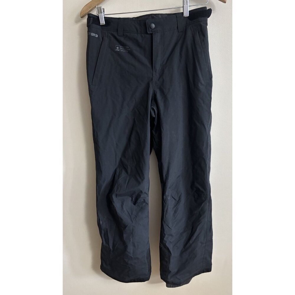 Kid's Eastern Mountain Sports Size Medium Black System 3 Snow Pants Ski